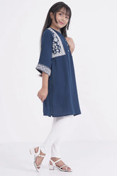 Girl's Ethnic Tops (2-7Y) (Peacock Blue)